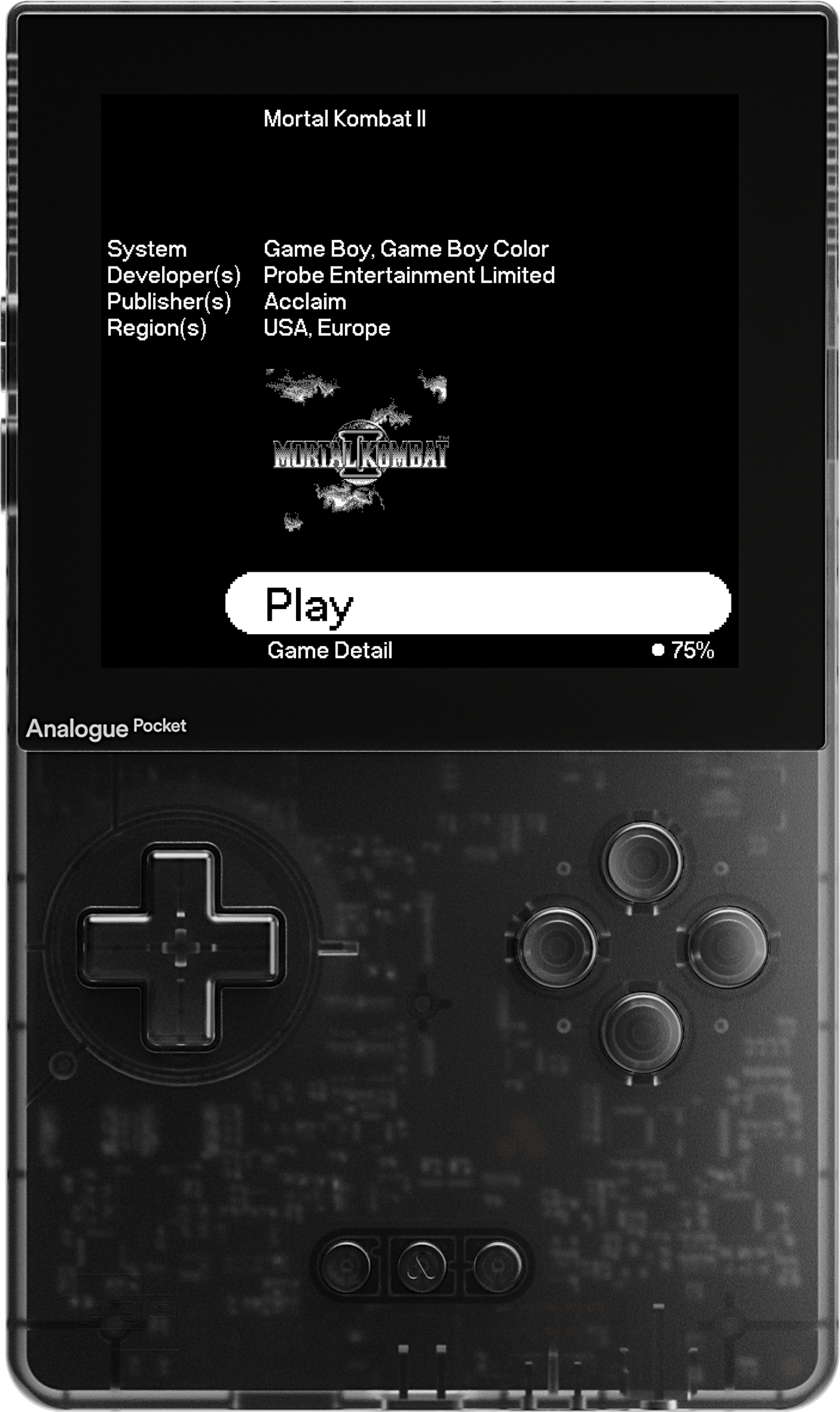 Pocket Transparent - Analogue Pocket Transparent - Analogue