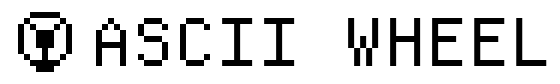 ASCII Wheel
